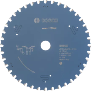Bosch 2608643056 Expert for Steel Circular Saw Blade - 190mm x 2mm x 48T