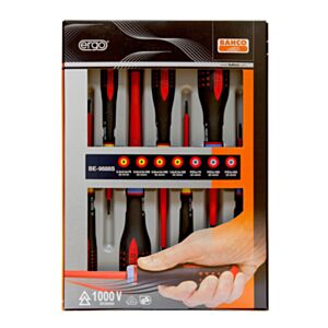 Bahco BE-9888S VDE ERGO Screwdriver Set (Pozidriv and flat-head)