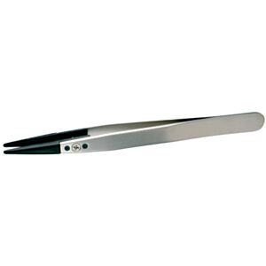 Lindstrom TL 249CFR-SA 130mm Fibre Tip Tweezers with Flat Edge Tips