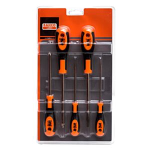 Bahco 604-5 Screwdriver set 600-series (Phillips and flat-head screwdrivers)