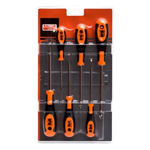 Bahco 605-6 Screwdriver sets 600-Series (Flat-head, Phillips and Pozidriv)