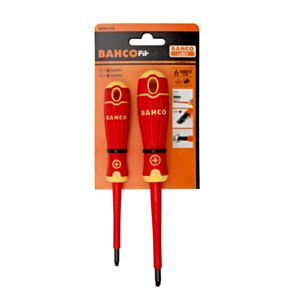 Bahco B220.012 Fit Insulated Combi Pozidriv screwdriver set, (2 pieces) 