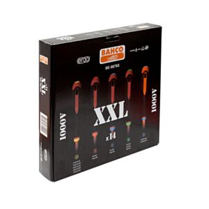 Bahco BE-9876S ERGO™ insulated screwdriver set, 14 pieces