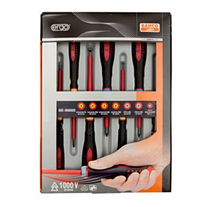 Bahco BE-9887S Insulated ERGO™ screwdriver set & voltage tester