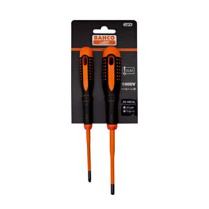 Bahco BE-9891SL Insulated ERGO™ SLIM screwdrivers set, 2 pieces