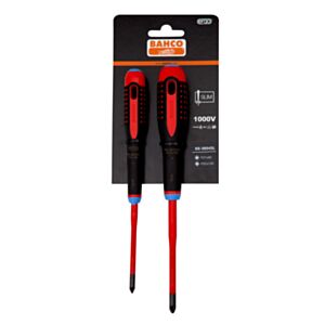 Bahco BE-9894SL Insulated Pozidriv ERGO™ SLIM screwdriver set