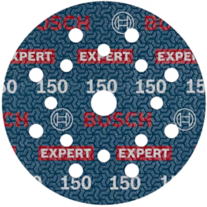 Bosch 2608902411 Expert O780 Foil Sanding Discs 125mm, 150 Grit (Pack of 50)