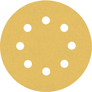 Bosch 2608900797 Expert C470 Sandpaper Discs 115mm, 120 Grit, 8 Holes (Pack of 5)