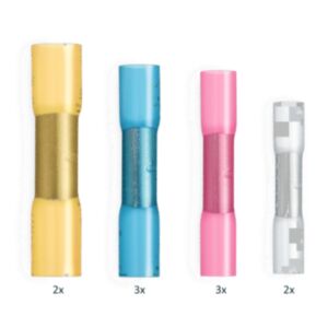 Steinel Heat-Shrink Crimp Connectors with Integrated Adhesive - 1.5mm - 2.5mm