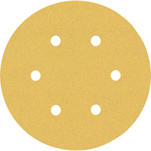 Bosch 2608900817 Expert C470 Sandpaper Discs 150mm, 120 Grit, 6 Holes (Pack of 5)
