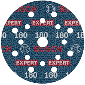 Bosch 2608902412 Expert O780 Foil Sanding Discs 125mm, 180 Grit (Pack of 50)