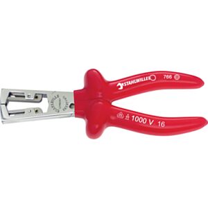 Stahlwille 66237160 160mm VDE Wire Stripping Pliers - Chrome Plated