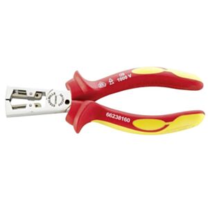 Stahlwille 66238160 160mm VDE Wire Stripping Pliers - Chrome Plated