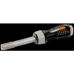 Bahco 808050L 1/4" Ratchet Screwdriver with LED Light