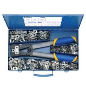 Klauke SK 65 B Steel Assortment Box with Tubular Cable Lugs & 6mm² - 50mm²  K 05 Crimping Tool