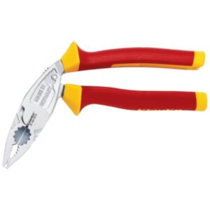 Klauke KL026205IS 205mm Offset VDE Power Combination Pliers
