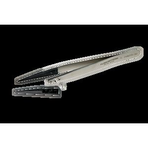 Lindstrom TL 7CFR-SA 130mm Fibre Tip Tweezers with Fine Curved Tips