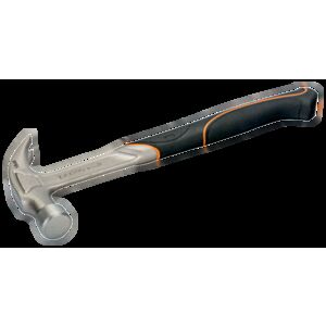 Bahco 529-16-L 450g  (16oz) ERGO™ Rubber Grip Claw Hammer