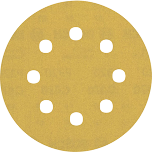 Bosch 2608900800 Expert C470 Sandpaper Discs 115mm, 320 Grit, 8 Holes (Pack of 5)
