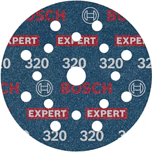 Bosch 2608902414 Expert O780 Foil Sanding Discs 125mm, 320 Grit (Pack of 50)