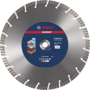 Bosch 2608900665 EXPERT Multi Material Diamond Cutting Disc for Table Saws - 300mm x 3mm