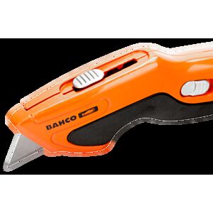 Bahco KBRU-01 Retractable Utility Knife with TPR Grip