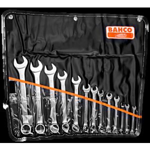 Bahco 111M/14T 6mm - 32mm Flat Combination Wrench Set - 14 Pieces