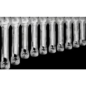 Bahco 1952M/10 8mm - 19mm Offset Combination Wrench Set – 10 Pieces