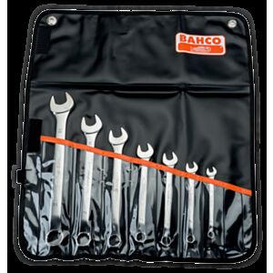 Bahco 1952M/7T 8mm - 22mm Offset Combination Wrench Set – 7 Pieces