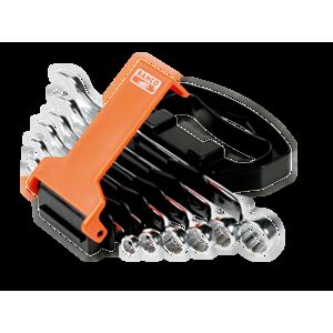 Bahco 1952M/SH6 8mm - 17mm Offset Combination Wrench Set – 6 Pieces