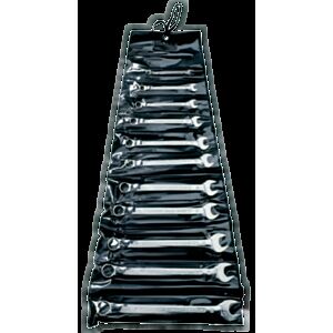 Bahco 1952Z/11T 1/4" - 7/8" Offset Combination Wrench Set – 11 Pieces