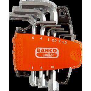 Bahco BE-9878 9 Piece Hex L-Key Set in Compact Holder – 1.5mm - 10mm