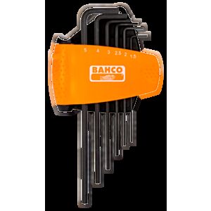 Bahco BE-9586 6 Piece Long Hex L-Key Set – 1.5mm - 5mm