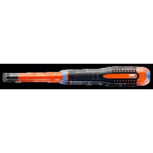 Bahco BE-8710SL ERGO™ Slim VDE Insulated Flat Head and Pozidriv Combi-Trip Screwdriver