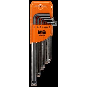 Bahco BE-9775 7 Piece Long Ball End Hex L-Key Set – 1/16" - 1/4"
