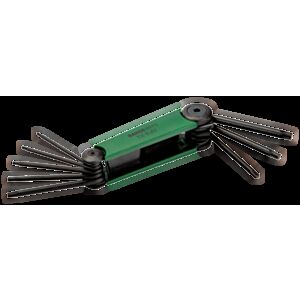 Bahco BE-8975 8 Piece Folding Torx L-Key Set – T9 - T40