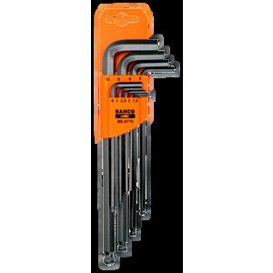 Bahco BE-9770 9 Piece Long Ball End Hex L-Key Set – 1.5mm - 10mm