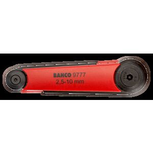 Bahco BE-9777 7 Piece Hex Folding L-Key Set – 2.5mm - 10mm