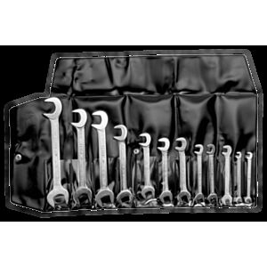 Bahco 1931Z/12T 5/32" - 5/8" Lilliput Double Open-End Wrench Set – 12 Pieces