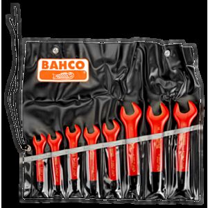 Bahco 6MV/8T 10mm - 19mm Insulated Open-Ended Wrench Set – 8 Pieces