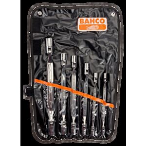 Bahco 4040M/6T Bi-Hex Flexible Double-Ended Socket Set (8mm - 19mm) - 6 Pieces
