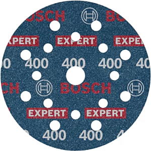 Bosch 2608902423 Expert O780 Foil Sanding Discs 125mm, 400 Grit (Pack of 1)