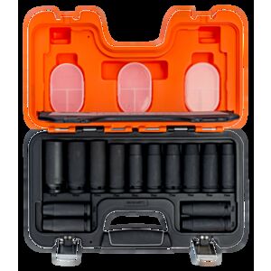 Bahco DD/S14 1/2" Deep Impact Socket Set (10mm - 27mm) - 14 Pieces