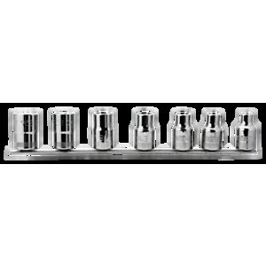 Bahco 7807TE 1/2" Torx Socket Set on Rail (E10 - E24) - 7 Pieces