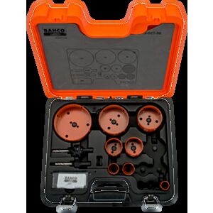 Bahco 3834-SET-86 25mm - 114mm Hole Saw Set - 12 Pieces