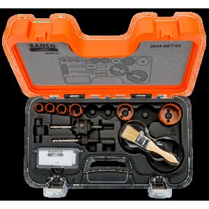 Bahco 3834-SET-62 19mm - 48mm Hole Saw Set - 8 Pieces