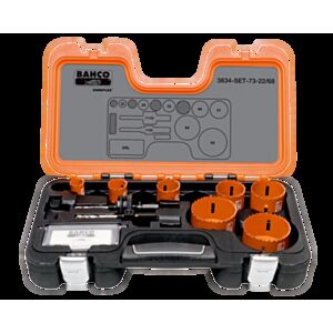 Bahco 3834-SET-73 16mm - 92mm Hole Saw Set - 9 Pieces