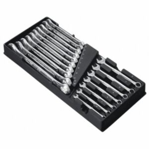 Facom MOD.440-1XL 6mm - 24mm Combination Spanner Set in Tray – 17 Pieces