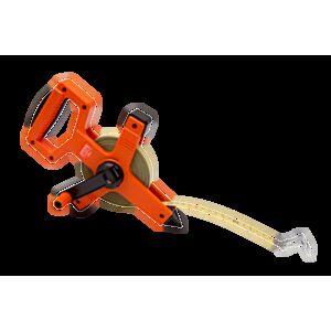 Bahco LT-STEEL-50 50m Long Metric Measuring Tape with Steel Blade & Open Case