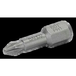 Bahco 60T/PH1 PH1 x 1/4" Extra Hard Phillips Bit - Pack of 10